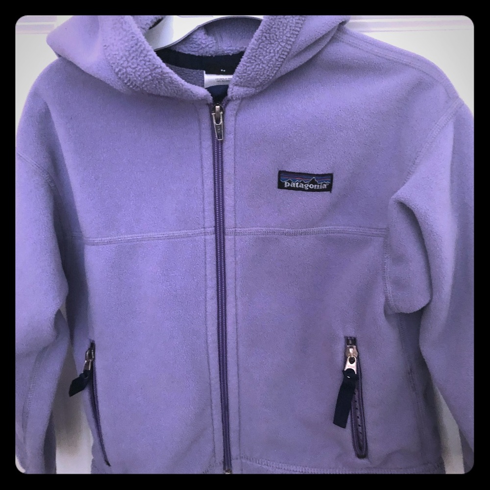 Girls Patagonia fleece jacket